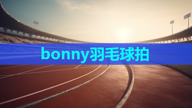 bonny羽毛球拍